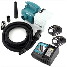 Makita DVC 350 RF snoerloze stofzuiger 18V + 2x oplaadbare accu 3.0Ah + lader — thumbnail 4