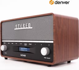 Denver DAB Radio XL - Retro Radio - Bluetooth - DAB+/ FM - Batterijen & Netstroom - DAB36 — thumbnail 5