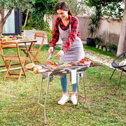 Roestvrijstalen vouwbarbecue voor houtskool ExelQ InnovaGoods — thumbnail 4