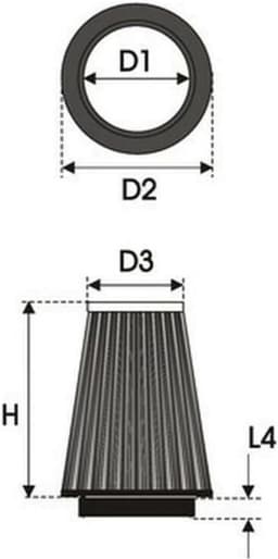 K2.65 universele filter conisch — thumbnail 2
