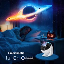 Ciel Etoile Pro Planetarium Projector Galaxie met 13 Schijven van Film, Veilleuse Etoile Projectie Rotatieve 360, Minuterie, Veilleuse Kind Volwassene, Kerstcadeaus — thumbnail 4
