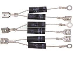 + High Voltage Rectifier Diodes voor magnetron, 3 stuks