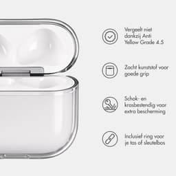 imoshion Clear Softcase voor - Hoesje geschikt voor AirPods 4 / 4 met ANC / 5 / 5 met draadloze oplaadcase - Smokey Black — thumbnail 2