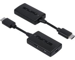 Draadloze HDMI naar HDMI Video Zender & Ontvanger, Plug & Play Extender, streamt Full HD 1080p tot 150ft van pc, laptop, kabel/satellietontvanger naar tv of projector (TDD20)