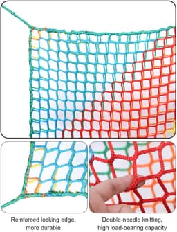 Klimnet, kinderen, speeltuin net met opbergzakken, polyester — thumbnail 2