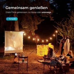 Mini Beamer 1080p Full HD - WiFi 6 Bluetooth 5.0 - LED Projectie - 1920 x 1080 Resolutie - Voor Thuisbioscoop En Zakelijk Gebruik — thumbnail 4