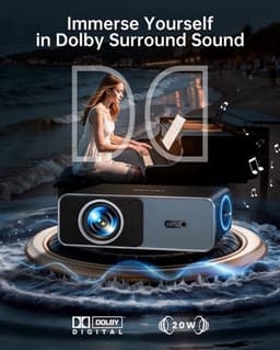 Beamer 1500 ANSI Lumen - Full HD 1080p Resolutie - 75 Watt Vermogen - LCD - Kleur - Home Theater Projector — thumbnail 3