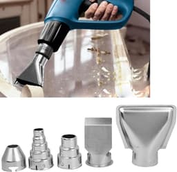 Watris Veiyi Hot Air Gun, 5 Pieces, Stainless Steel Nozzles, Metal Counter, Hot Air Gun Accessories - ShopVlot — thumbnail 5