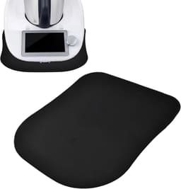 Keukenmachine Mat - Antislip Onderlegger - Apparaat Verplaatsen - Dubbelzijdig Materiaal - 35 x 30 cm - Zwart — thumbnail 1