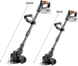 Elektrische Grasmaaier - Snoerloze Trimmer - Tuinonderhoud - Verstelbare Telescoopsteel - 21V - Niet gespecificeerd — thumbnail 3