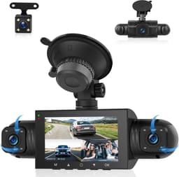 Dashcam - 4-Kanaals - 360 Graden Opname - Hoge Resolutie - Voor Auto's — thumbnail 1