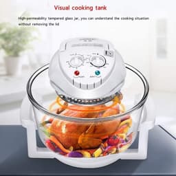 Heteluchtoven - Keukenapparaat - Gezond Koken - Vetarm Frituren - 12 Liter - Wit — thumbnail 2