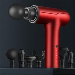 Massage Gun - Spierontspanner Elektrisch - Spierherstel - Geluidsarm - 6 uur batterij - Grijs — thumbnail 3