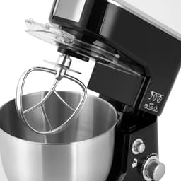 Keukenmachine - Mixer Kom - Bakken en Koken - 3-in-1 Functionaliteit - 5 Liter Kom - Zwart — thumbnail 3