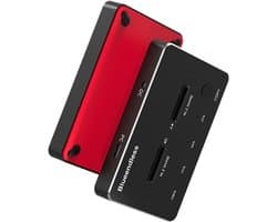M.2 Dubbele schijf Mobiele harde schijf Base SATA / NVME Solid State Hard Disk Box, Kleur: M.2 NVME (zwart + rood)