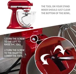 SnelShoppen - Spiral Dough Hooks Accessoires voor Keuken-Aid Keukenmachine, Rvs Deeghaak voor 4.5-5QT Tilt Head, Vaatwasserbestendig, Perfect voor Bak — thumbnail 5