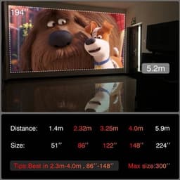 Everycom - RD829 - Beamer - Projector Beamer - Mini Meamer - 1920x1080dpi - Automatische focus - 5G - met WiFi - 12000lumens — thumbnail 3