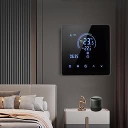 Slimme Thermostaat - Verwarmingsregeling - Comfortabel Leven - Programmeerfunctie - 41x86x86 cm - Zwart — thumbnail 5
