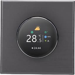 Slimme Thermostaat - Wifi Temperatuurregelaar - Comfort Verhoging - Touchscreen Bediening - 86x86mm Standaard - Wit — thumbnail 1