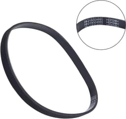 Aandrijfriem Grasmaaier - Vervangingsriem Motor - Onderhoud Tuinmachine - Robuuste Rubber Constructie - 490mm Metrisch - Zwart — thumbnail 2