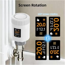 Thermostaat Radiator Actuator - Slimme Kraan - Energie Besparen - App Bediening - 4 Stuks - Wit — thumbnail 3