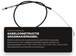 Kabelconstructie 99-6837 - Duurzame Grasmaaierkabel - Geschikt voor Modellen 71221/71223/71225 - Slijtvaste Materialen - Hoge Prestaties - Nauwkeurige Compatibiliteit — thumbnail 1