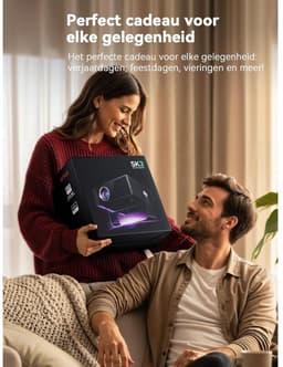 SP® Mini Beamer - Kleine Projector Voor Mobiele Telefoon - Miniprojector met Wifi en Bluetooth - Zwart - 24cm x 20cm x 10cm — thumbnail 4