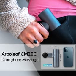 SP® Masage Gun - Mini Massagepistool - Spierpistool voor Krachtige Spierontspanning - Grijs - 14cm x 5cm x 9cm — thumbnail 5