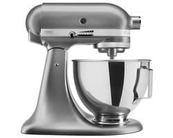 Kitchenaid Artisan 5KSM95PSECU - Keukenmachine - 4,3L - Contour silver - 3 Menghaken