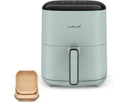 Heteluchtfriteuse - Airfryer Frituurpan - Gezond Koken - 5 Liter Capaciteit - 5 L - Eucalyptus
