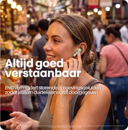 Phreeze EarBuds 2 - Draadloze Oordopjes - Groen - EarBuds - Bluetooth Oortjes - Draadloos -Goede Pasvorm - Uitstekende Geluidskwaliteit — thumbnail 5