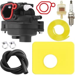 Dailygoods - Carburateur luchtfilterkit - Vervangingsonderdelen - Geschikt voor grasmaaier motoren - 125cc 140cc - Brandstofleidingen - Voor Briggs &... — thumbnail 1