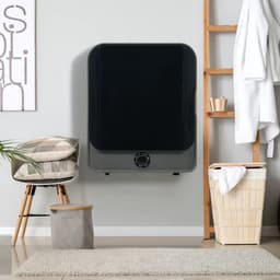 Innovastore Wandmodel mini wasdroger - Wasdroger - Afzuigdroger - Meervoudig filtersysteem - 5 wasprogramma's - 830W - RVS - Zwart — thumbnail 2