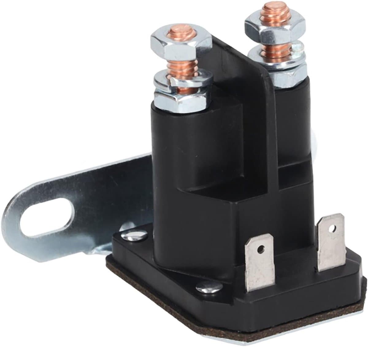 SnelShoppen - Aluminium ABS Koper DC 12V Startrelais Solenoïde Vervangingsonderdeel Voor Grasmaaier Accessoires, Duurzaam En Betrouwbaar — afbeelding 1