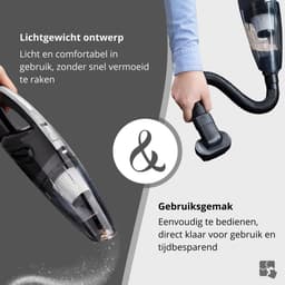Monii Kruimeldief Snoerloos – Handstofzuiger – Kruimelzuiger – Inclusief Opzetstukken Voor Bereiken Moeilijke Plekken – Lichtgewicht — thumbnail 2