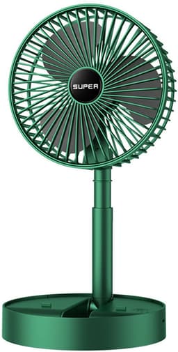 Uitschuifbare opvouwbare draagbare ventilator voor thuis, slaapzaal, drie snelheden, bureauventilator — thumbnail 1