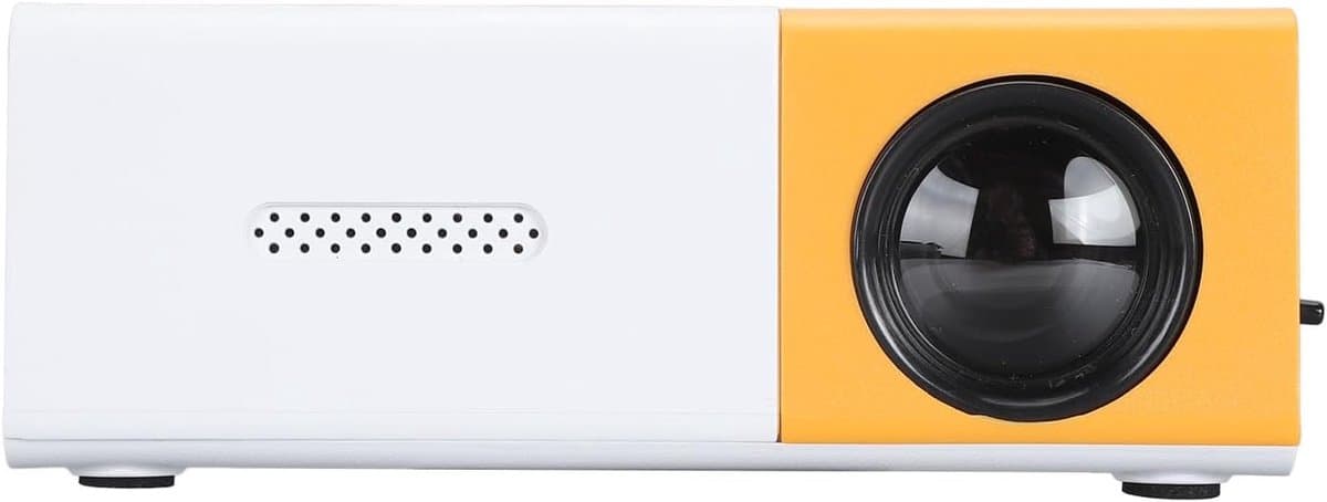 SnelShoppen - Mini Projector 4K, 1080P Full HD Beamer voor Kinderen, Draagbare LED Buitenbioscoop Projector met Afstandsbediening, Meerdere Aansluitin — afbeelding 1