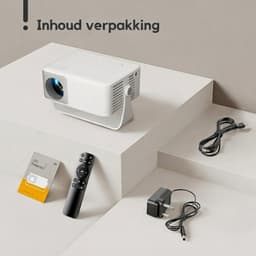 TYR® Mini Beamer - Projector - Beamer - Wit - 12cm x 10cm x 9cm — thumbnail 5