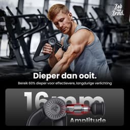 Massagepistool - Aluminium - Infrarood Warmtefunctie - Diep Weefsel Massage - Voor Sportliefhebbers — thumbnail 3