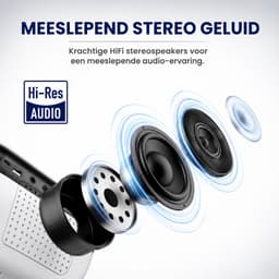 Mini Beamer Full HD 1080P - Draagbare Projector met Wifi en Bluetooth — thumbnail 3