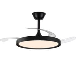 CristalRecord - Plafondventilator Polaris Ø 106 cm zwart