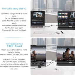 Benfei Portable Monitor 15.6" Full HD - Draagbare Monitor USB-C / HDMI met Luidsprekers — thumbnail 5