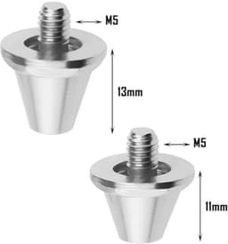 12-delige voetbalschoennoppen vervangende set compatibel met aluminium voetbalnoppenset B — thumbnail 2