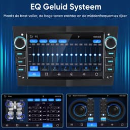 Awesafe Autoradio - Geschikt Voor Opel Meriva Corsa C D Astra G H - Draadloos Carplay Android Auto - Linux systeem - 7 Inch Touchscreem - FM Radio Bluetooth EQ SWC Wifi Airplay — thumbnail 2