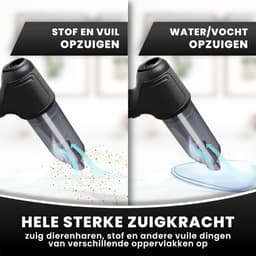 Zavio® Auto Stofzuiger - Kruimeldief - Handstofzuiger — thumbnail 3