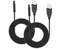 USB naar 4-pins back-up camera-verlengkabel 1 m - USB 2.0 A stekker - voor dashcam en achteraanzicht camera - ShopVlot