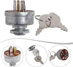 Contactslot Grasmaaier - Startschakelaar Motor - Motor Starten - Snelle Motorstart - 6x4x4cm - Zilver — thumbnail 2