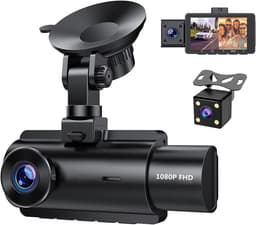 Dashcam 3 Kanaals - Auto Camera Recorder - Veilige Rit Registratie - Ingebouwde GPS - 170 Graden Hoek - Zwart — thumbnail 5