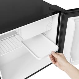 KitchenBrothers Mini Koelkast - 43L - Kleine ijskast - Minibar - Vrijstaand - Frigo - Compact - Zwart — thumbnail 4