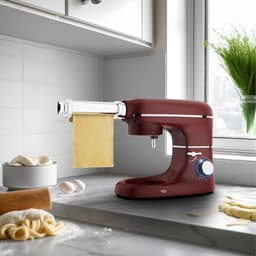 Deegmachine - Kneedmachine - Mixer met Kneedhaak - Rood - 38cm x 32cm x 24cm — thumbnail 3